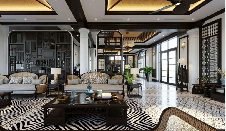 Phong cách thiết kế nội thất Indochine