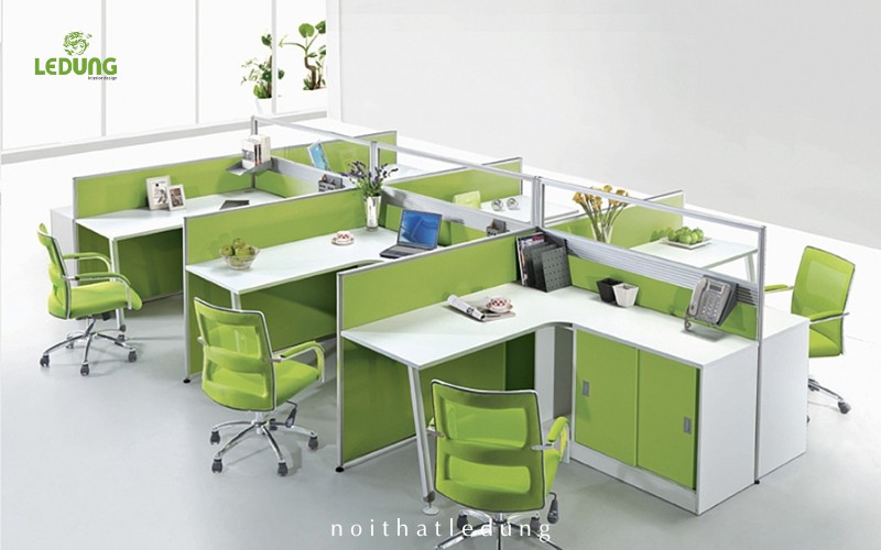 Mẫu bàn ghế nội thất văn phòng hiện đại, đẹp cho phòng làm việc của nhân viên